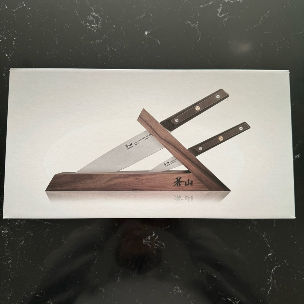 Cangshan TG Series 3-Piece Knife Block Set, Walnut